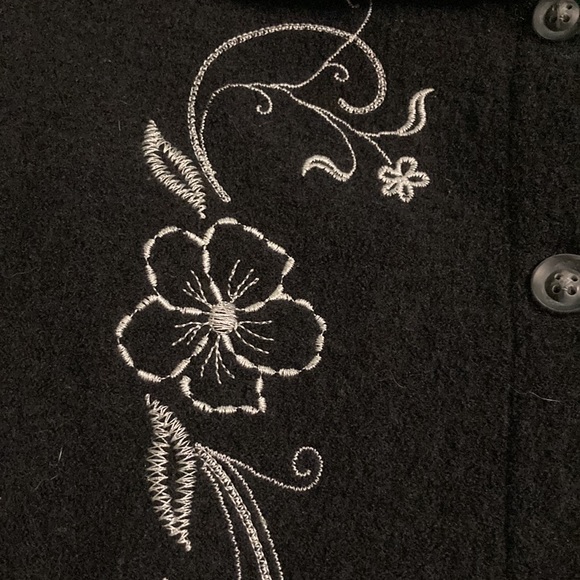 Classic elements 100% wool (Lana ) button up coat size XL - Picture 4 of 12